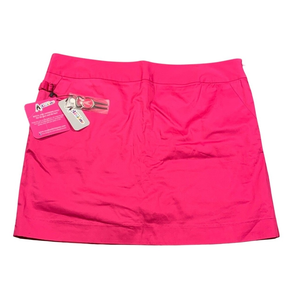 Royal and‎ Awesome Pink Golf Skort Womens Athletic Skirt with Divot Tool NWT